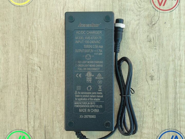 Cargador original Kaabo 60V 2A