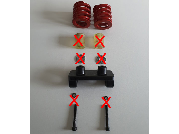 Kit suspensión Java Kaabo Wolf Warrior King