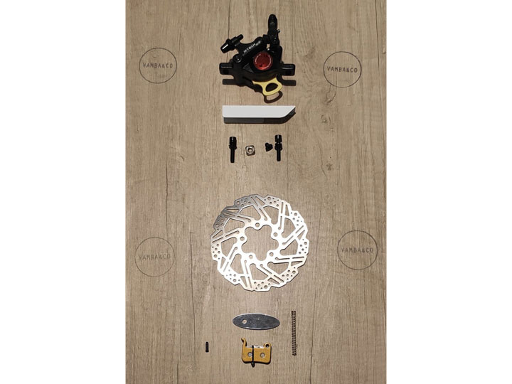 Kit de Frenos Xiaomi M365 Blanco (pinza negra) 