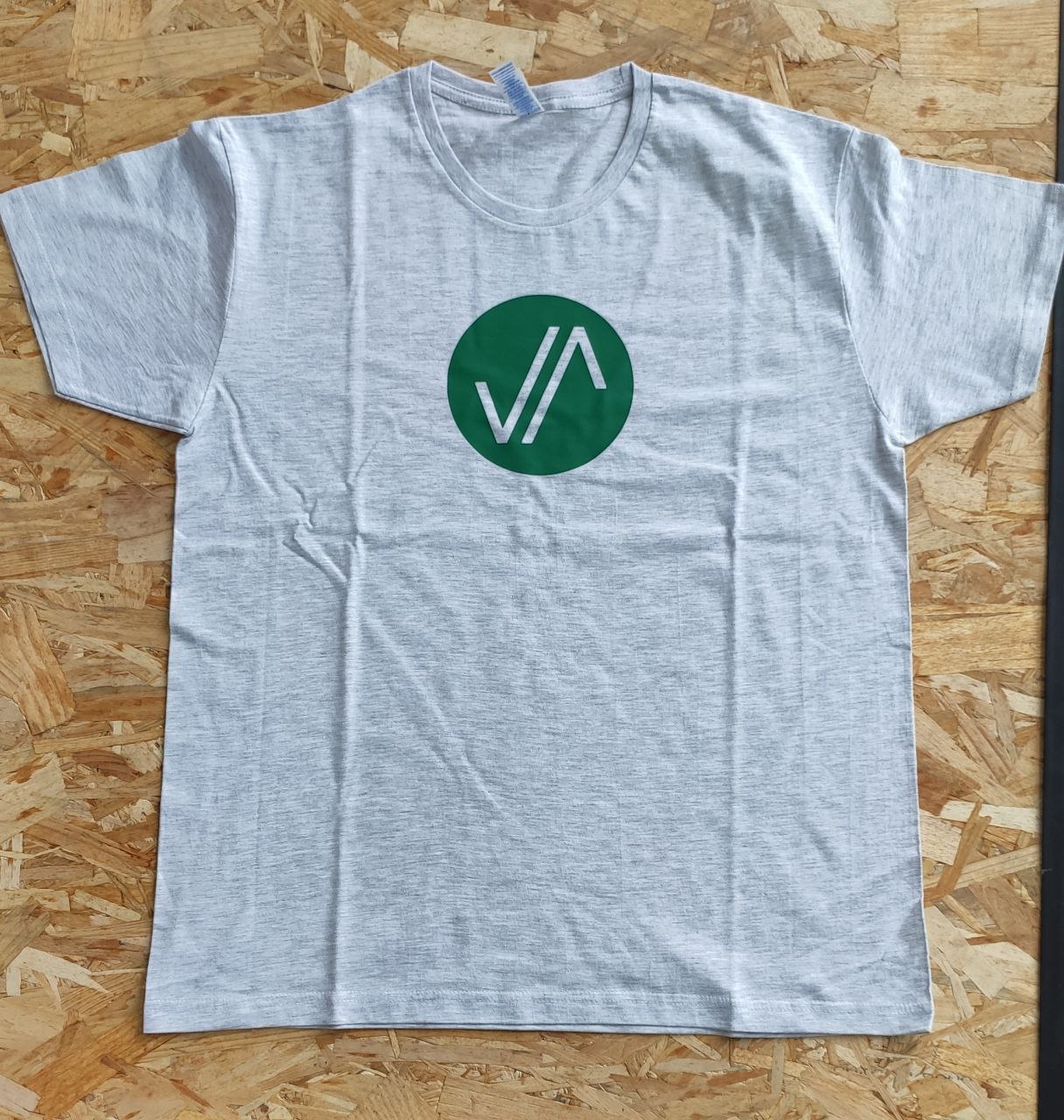 Camiseta Gris Logo JAVAMBA Verde