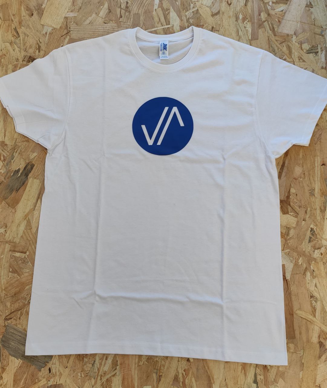 Camiseta Blanca Logo JAVAMBA Azul