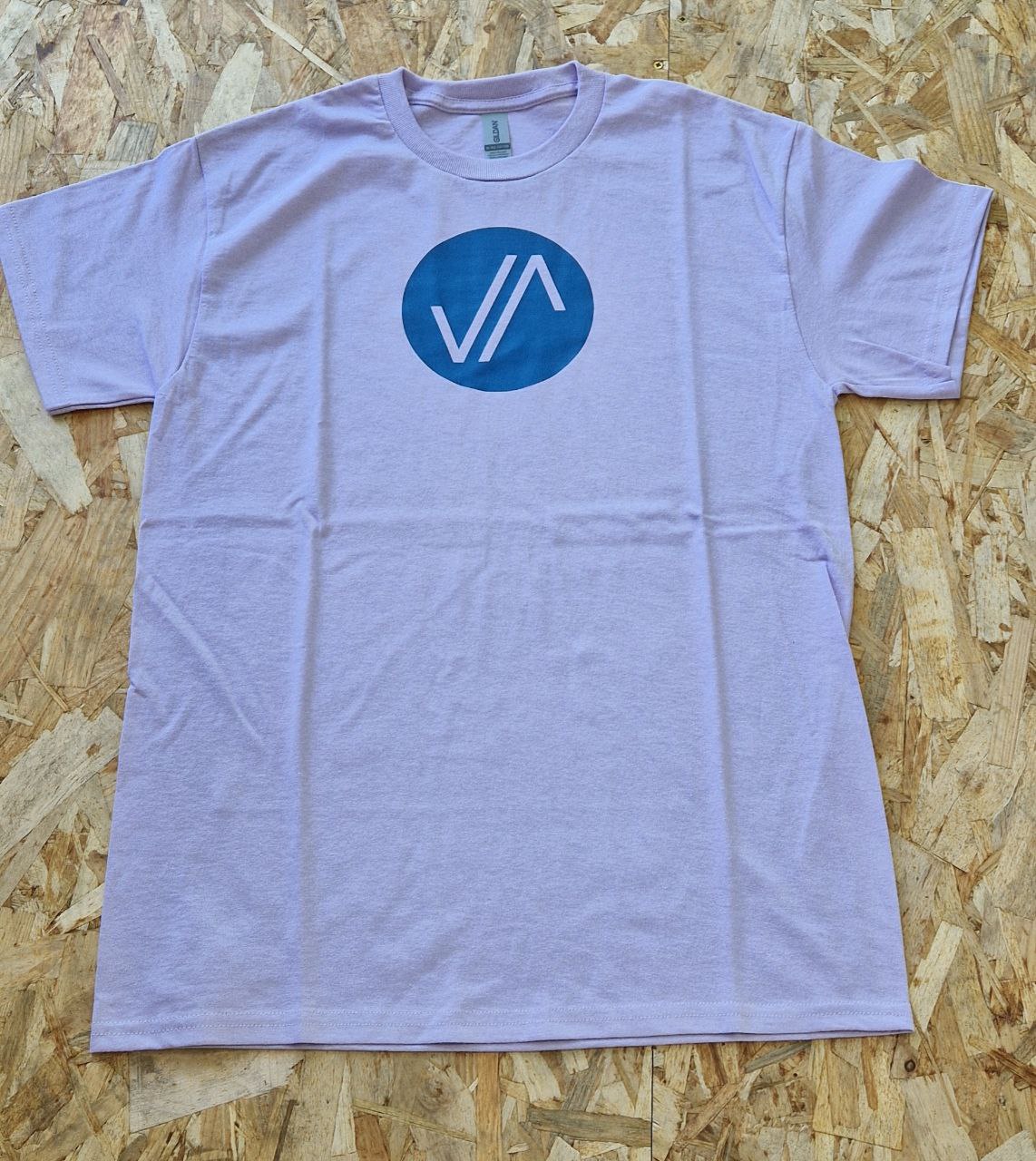 Camiseta Violeta Logo JAVAMBA Azul 