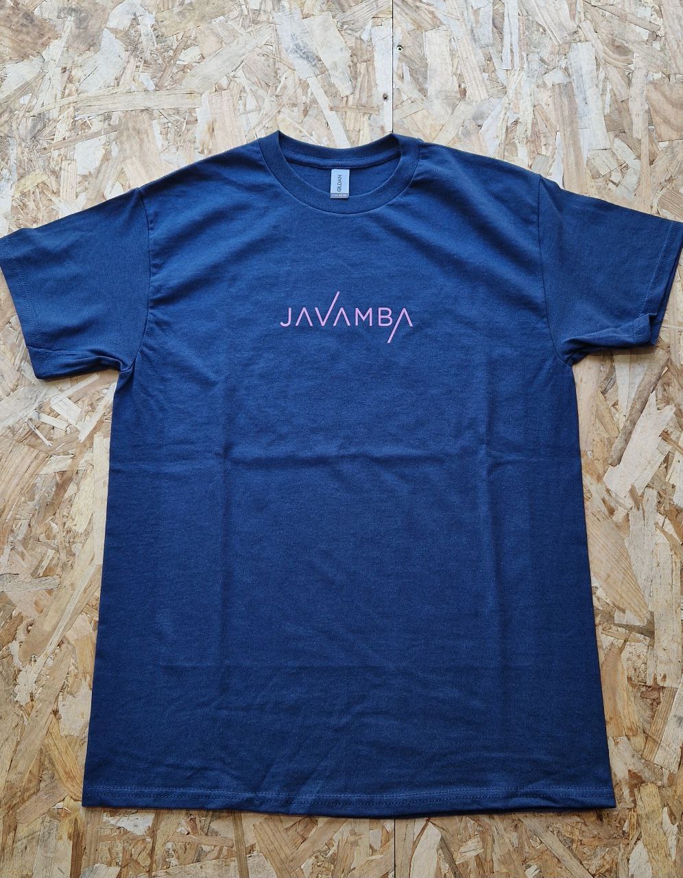 Camiseta Azul Marino JAVAMBA Rosa