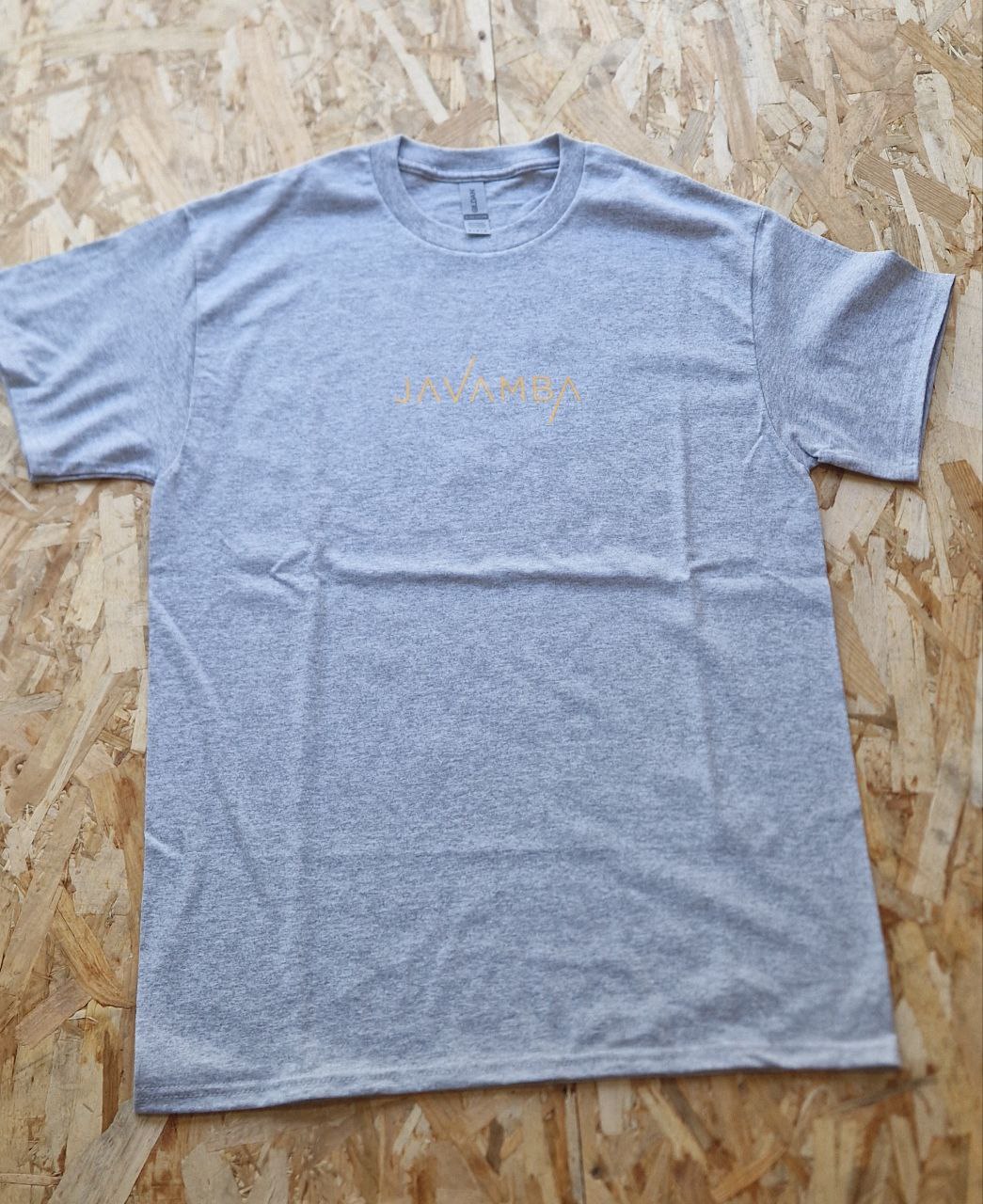 Camiseta Gris JAVAMBA Naranja