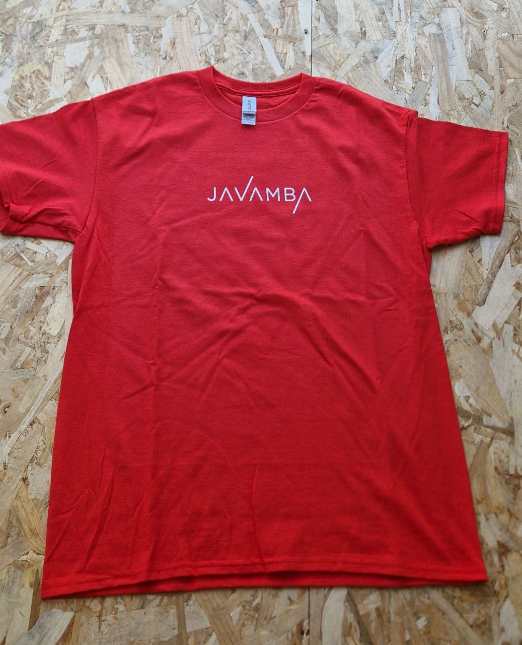 Camiseta Roja JAVAMBA Blanco