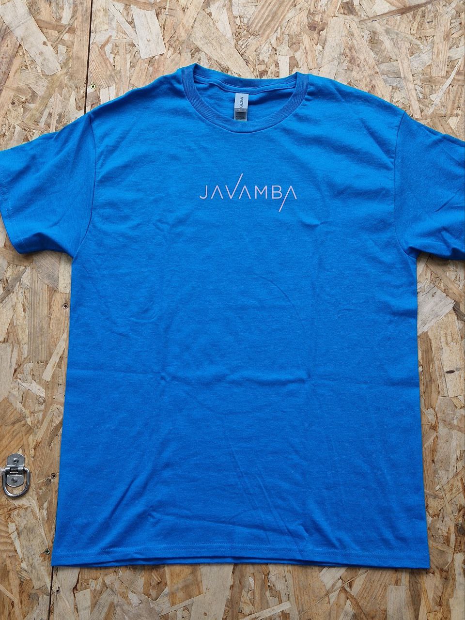 Camiseta Azul JAVAMBA Rosa